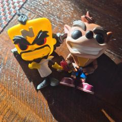 Crash Bandicoot and Dr. Neo Cortex Funko Pop figures