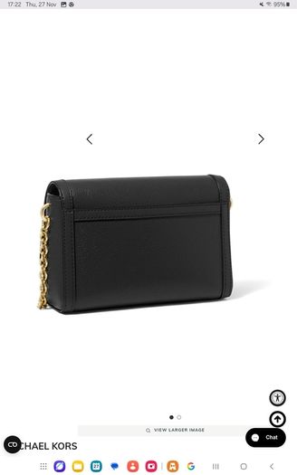 Michael Kors Freya small convertible Pebbled Leather Crossbody Bag - Black - BNWT RRP 250