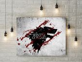 Game of thrones winter is coming printed Wall picture 3mm foamex board printed picture on it wall board wall decor wall art picture