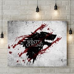 Game of thrones winter is coming printed Wall picture 3mm foamex board printed picture on it wall board wall decor wall art picture