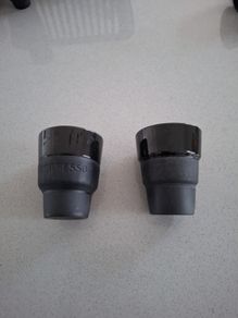 Nespresso Black Ceramic Coffee Cup