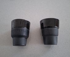 Nespresso Black Ceramic Coffee Cup