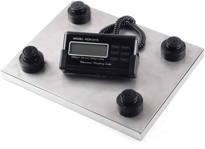 Heavy Duty Digital Platform Scale 300kg Large Parcel Postal Weighing Scale for Warehouse Shop Shipping and Commercial Use