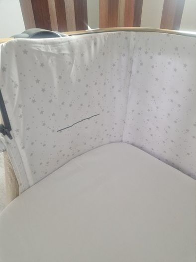 Babylo Nod Co-Sleeper Crib & Mattress. Includes Manual, travel bag