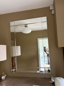 Beautiful mirror with bevelled edges