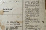 Medical interest vinyl record "Psychoprophylactic Preparation For Childbirth" from 1961, midwifery interest in