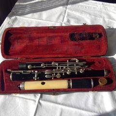 Antique Flute ,  Ivory head