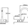 UG Wall Mounted Tap - SIlver Image 3