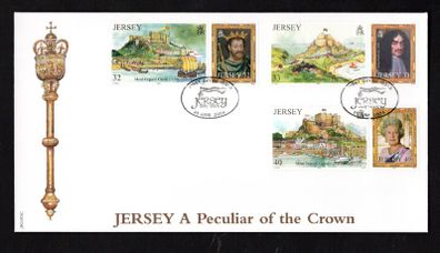 2004 Jersey Jersey - "A Peculiar of the Crown" Commemorative Stamps First Day Cover (FDC)