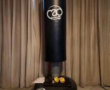 Boxing Mad Free Standing Punch Bag + 2 Pairs of Gloves