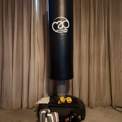 Boxing Mad Free Standing Punch Bag + 2 Pairs of Gloves
