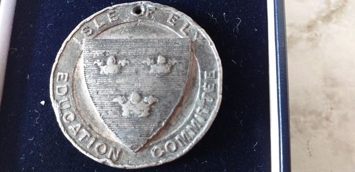 Antique School Attendance Medal Isle Of Ely