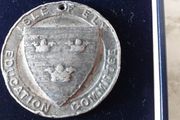 Antique School Attendance Medal Isle Of Ely