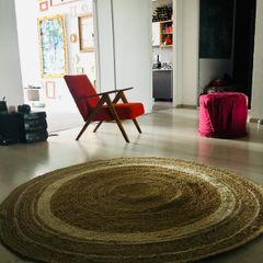 Rug carpet handmade organic natural asia