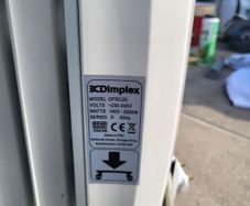 Dimplex plug in heater