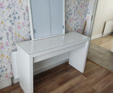 Dressing table and mirror