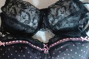 Lingerie - Two Set Pretty Balcony Bras 38C New