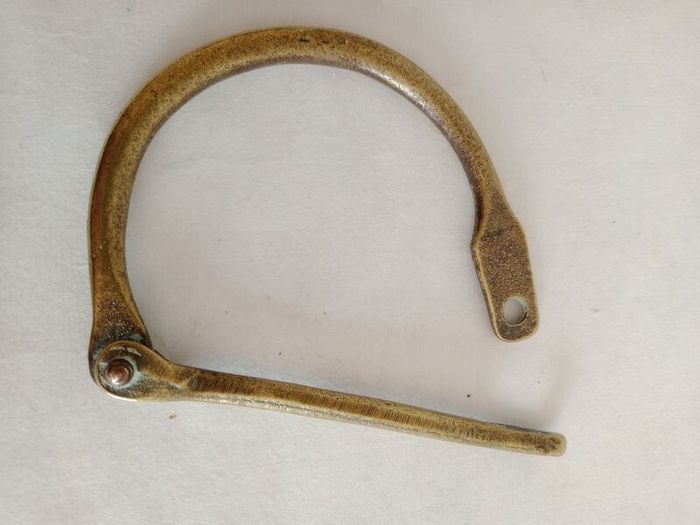 WW2 British Army Brass Kit Bag D Lock