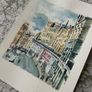 Watercolour - Edinburgh Streetlife Image 2