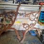 old garden  bench ends with wexford written on them Image 3