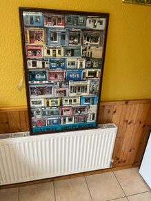 Beautiful framed poster of Galway Shop Fronts