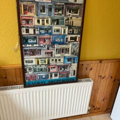 Beautiful framed poster of Galway Shop Fronts