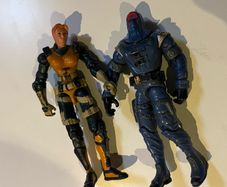GI Joe Scarlett and Cobra Commander 2002