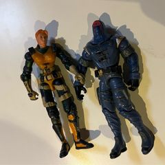 GI Joe Scarlett and Cobra Commander 2002
