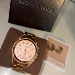 Michael Kors Rose Gold Watch Genuine