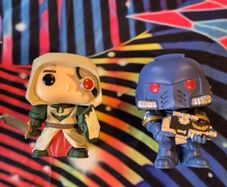 Funko Pop Ultramarines Intercessor #499 Dark Angel Veteran #501 Warhammer 40 000 40K