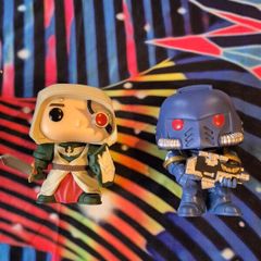 Funko Pop Ultramarines Intercessor #499 Dark Angel Veteran #501 Warhammer 40 000 40K