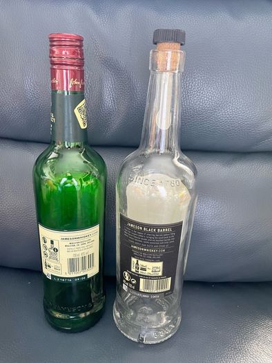 Jameson Black Barrel and Jameson Bottle