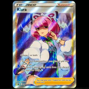 Klara SWSH302 Trainer Ultra Rare Holo SWSH Black Star Promo Pokemon Card