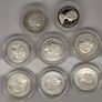 Great Britain Silver Proof 1984 1999 2007 2005 2004 2006 2003 1999 2002 1 Pound Silver Coins in Original Capsules Image 6
