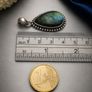 Vintage 925 Sterling Silver Labradorite Pendant Image 9