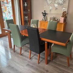 dining table and chairs