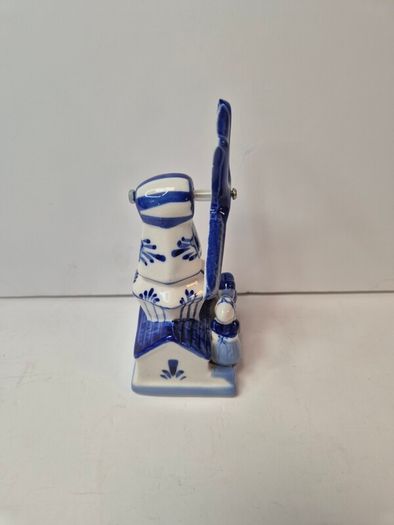 Vintage Delft Blue Windmill Figurine (TS Holland)  Pristine Condition