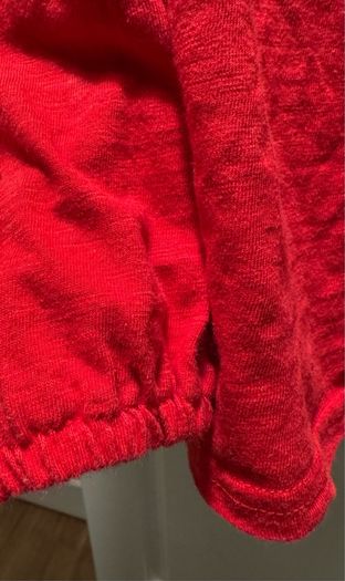 Girls Red long Sleeved T shirt