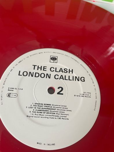 The Clash - London Calling (Red Vinyl)