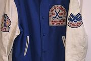 Vintage 80's varsity jacket size large