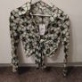 Reiss Linen Blouse Image 3