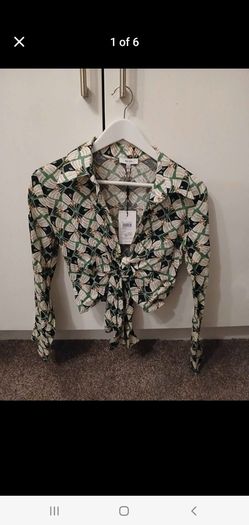 Reiss Linen Blouse