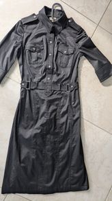 Karen Millen size 10 black shirt/military style