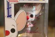 Pinky  Pinky And The Brain Funko POP Signed Autographed Auto by Rob Paulsen NARF