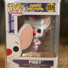 Pinky  Pinky And The Brain Funko POP Signed Autographed Auto by Rob Paulsen NARF