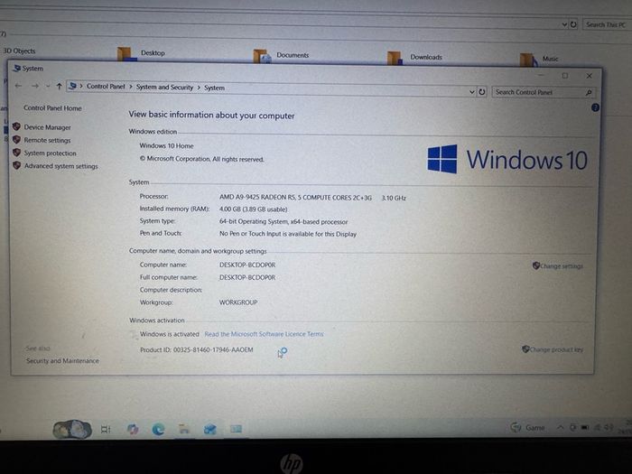 Hp laptop