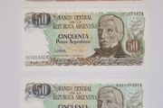 Argentina 1983-1985 notes UNC