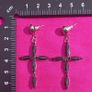 Vintage Cross Earrings Image 4