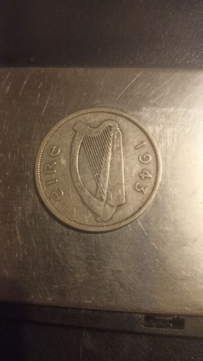 1943 Irish half crown