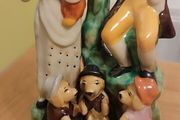 Vintage Staffordshire Style Reproduction Traveling Musicians Ceramic Statue Bears